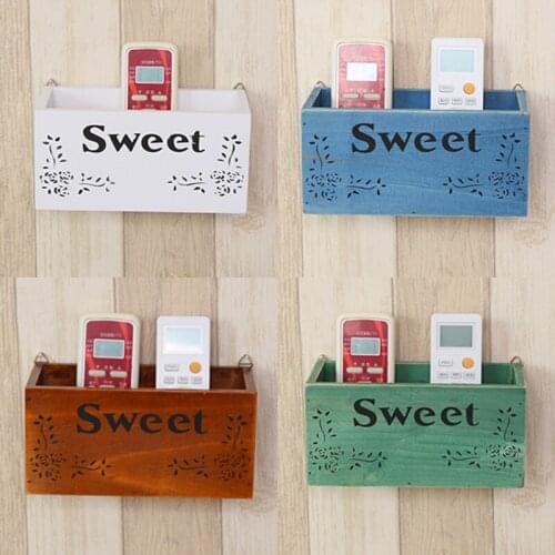 Коробка для хранения Mobile Phone Remote Control Storage Box Hanging Case Shelf Wall Mounted Charging Rack Key Storages Boxes