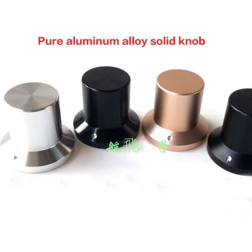 YWJJX 25*22*17mm Pure aluminum alloy solid knob potentiometer volume CD machine amplifier knob audio amplifier chassis knob DIY