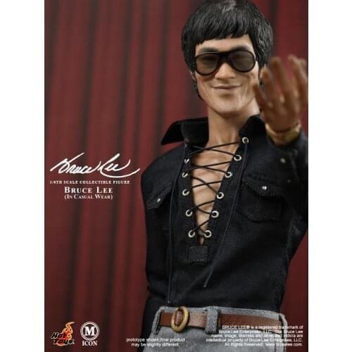 1/6 Hot Toys MIS12 Bruce Lee In Casual Wear 12 inch Action Figure IN STOCK