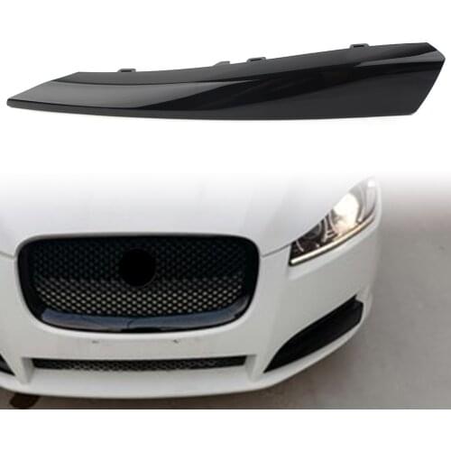 1Pcs For Jaguar XF 2012 2013 2014 2015 Left Front Bumper Side Grille Insert Cover Decorative Trim Black ABS Car Accessories