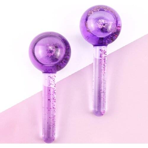 2 Pcs Facial Cooling Ice Globes Roller Face Eye Massage Tool Massager Tighten Skin Reduce Puffiness Pores Skin Care