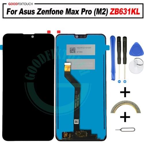 6.26'' New for Asus Zenfone Max Pro (M2) ZB631KL Full LCD DIsplay + Touch Screen Digitizer Assembly For Asus zb631kl lcd
