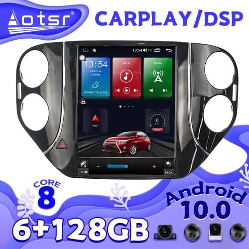 Android For Volkswagen Tiguan 2010 - 2013 Tesla Car Radio GPS Navigation Multimedia Video Player Auto Audio Stereo Head Unit CD