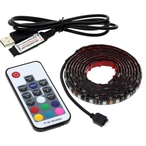 Car LED Door Edge Lights Flexible Auto Decoration Strip Light Remote Control Streamer Door Lamp 150CM Car-styling