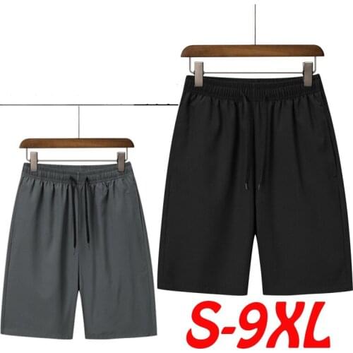 Oversized Breeches Men Casual Sports Shorts Summer Solid Color Men Running Training Fitness Mens Shorts Loose Bermuda Pants