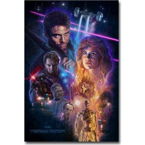 D0186 The Terminator Classic Movie Silk Fabric Poster Art Decor Indoor Painting Gift