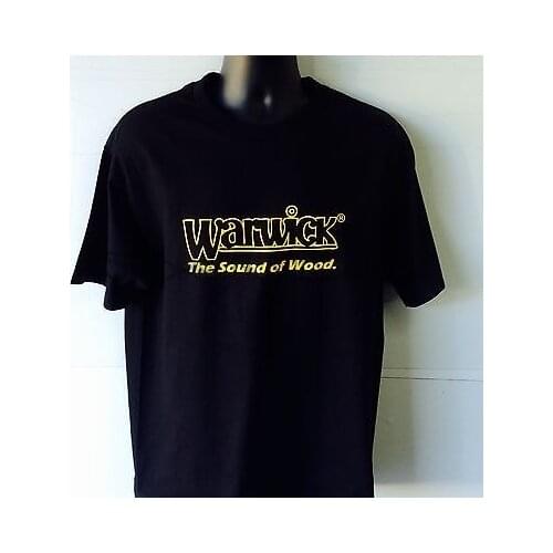 Warwick Bass Guitar Logo black short sleeve T-Shirt men summer tee-shirt male brand t shirts man t-shirt euro size 4XL 5XL