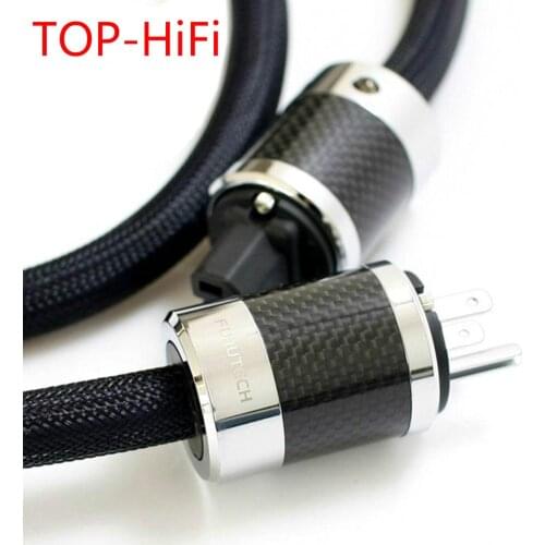 TOP-HiFi Power Cord u-AG Series 314-ag Power Supply Cable AC Power Cord with FURUTECH Socket Connector AC Cable Line