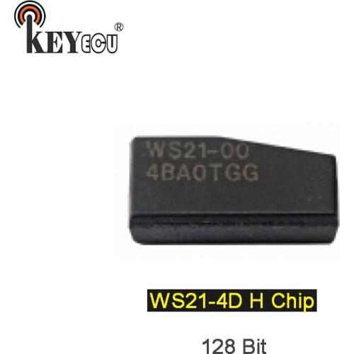 KEYECU H Chip WS21-4D Chip 128 Bit Car Transponder Remote key Blank Chip for Toyota 2013-2017