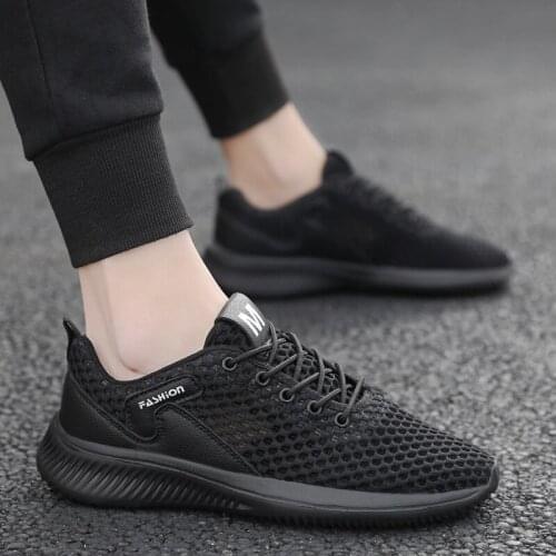Fashion 2020 Men Sneakers Casual Shoes Men Shoes Lightweight Comfortable Breathable Walking Sneakers Mesh Fabric Running Shoes