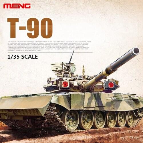 Meng TS-014 1/35 Russian Battle Tank w/TBS-86 Tank Dozer Assembly Model Building Kits For Adults Hobby Toys Collection DIY