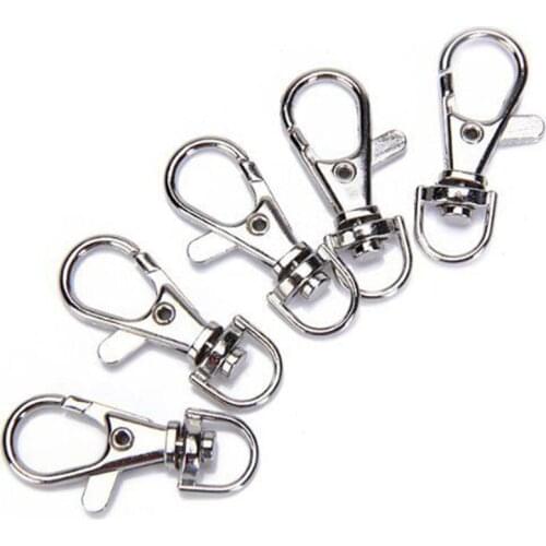 Metal Lanyard Hook Swivel Snap For Paracord Lobster Clasp Clips 100