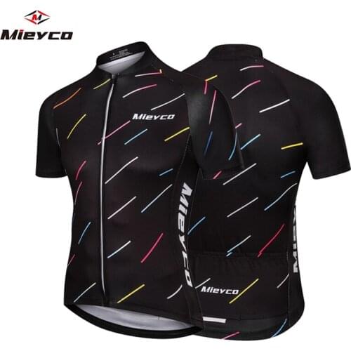 Mieyco Black Roupa Ciclismo Masculino MTB Velo Homme Jersey Quick Dry Men Blusas Short Sleeve Roupas Ciclismo Clothing