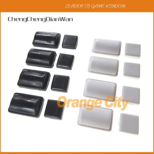 20sets 8 in 1 Bottom Feet Pad Set Kit Replacement Part for Wii Game Console Anti-slip Rubber Bottom Feet Pad Set