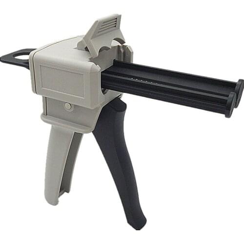 NEW Epoxy AB Glue Gun 50ml Labeling Adhesives Gun Mixed 1:1 And 2:1 Tools Silicone Glue Tool Adhesive Bonding Extrusion Tool