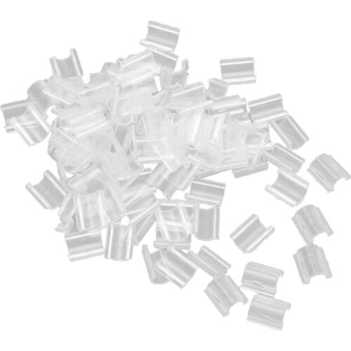 100Pcs Hair Ties DIY Glue-on Plastic Connectors Tools Elastic Rubber Hair Band PLink Buckles Add Charms On Hairbands