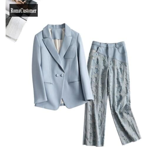 Женские брючные костюмы RomaCustomer China At AliExpress