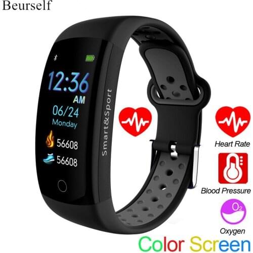 Sport Smart Bracelet Q6S Women Waterproof Heart Rate Bluetooth Call Reminder Smart Watch Men Fitness Tracker Clock Wristband