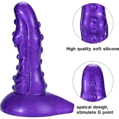 Top Weird Anal Silicone Dildo Penis Prostate Massage Strapon Gode Gay Erotic Sexshop Adult Sextoy For Couples Consolador Ventosa