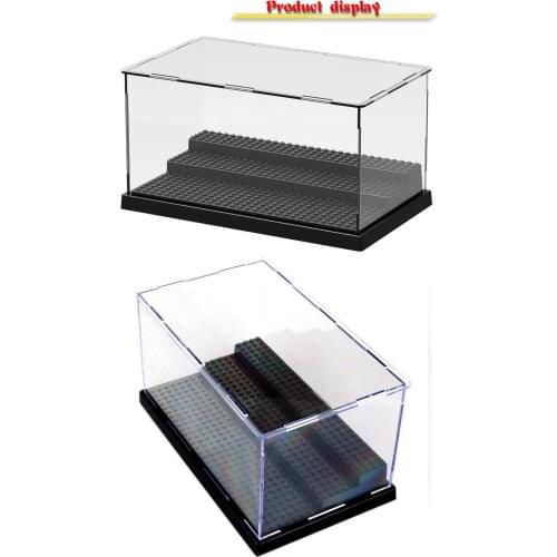 [New] Building Block Display For Star Wars The Force Awakens Super Heroes Acrylic Box Showcase Ladder Cabinets Toys