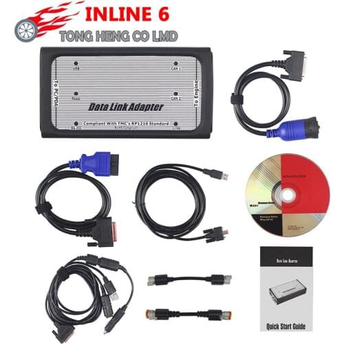 INLINE 6 Data Link Adapter Heavy Duty Diagnostic Tool Full 8 Cable Truck Diagnostic Scanner Inline6