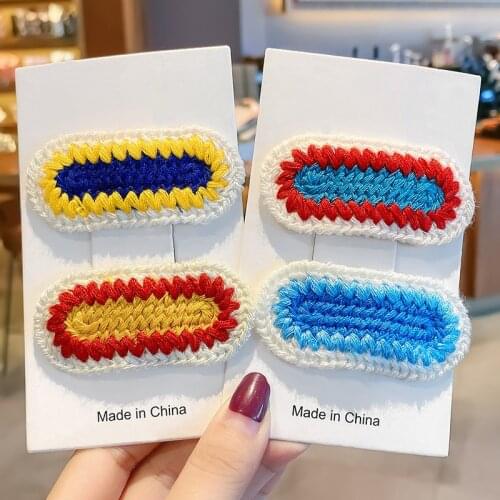 Handmade Cute Hair Pins Baby Girls Hair Clips Hair Grips Lovely Hair Trim Tools Daily Hair Wear Barrettes Hair Accessories