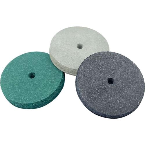 10Pcs Dental Laboratory Materials Rubber Polisher Coarse Medium Fine 22mm Dia. Dentistry Polishing Brush Wheel Rotary Tools Buff