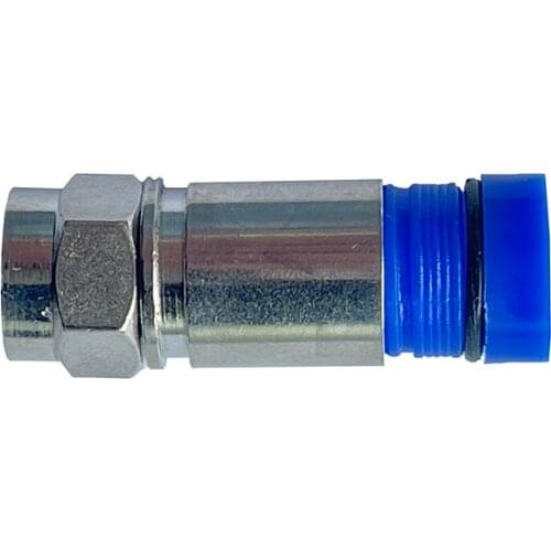 75-5 Extrusion F head Inch Two Four shielding Cable TV cable terminal extrusion head RG6 F head connector