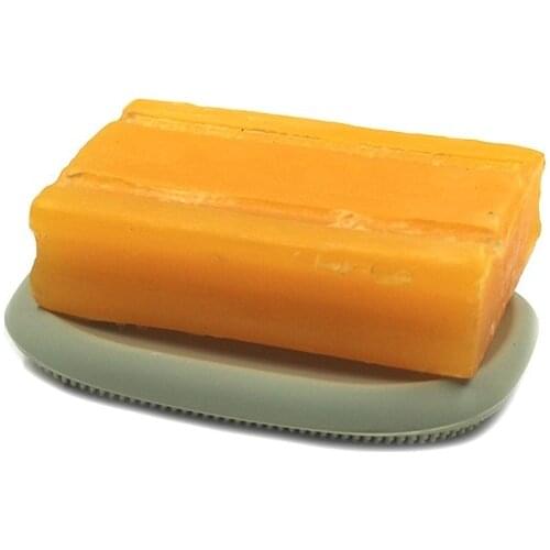 Home Kitchen Bathroom Toilet Toilet Soap Box Brush Multi-Functional Silicone Soap Rack Creative