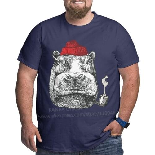 Kanpa Brand Cotton Streetwear T Shirts for Big Men Pattern Men Clothing Workout Tops Oversized Grey T-shirt Plus Size