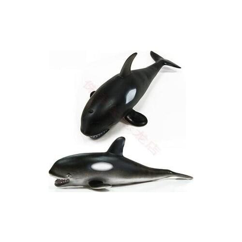 26cm Soft Sea Life Killer Whale Animal Model Action & Toy Figures Learning & Educational Marine Christmas Gift for Kids