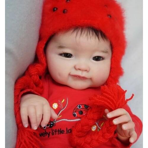 Reborn baby doll 20 inch Naomi Unfinished DIY Blank Doll Vinyl Kit Supply Reborn Baby Doll Parts Hand Made Baby