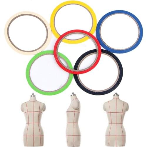 10 Pcs Draping Tape 3mm Mannequin Pattern Whiteboard Marking Tape Artist Dress Form