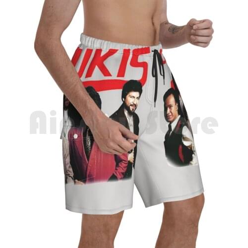 Los Bukis Beach Shorts Men Beach Pants Swim Trunks Los Bukis Marco Antonio Solis Mexican Mexico Music Mexican Pop
