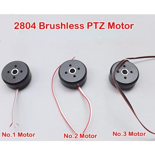 Micro 2804 Brushless PTZ Motor NdFeB Double Ball Bearing for Handheld Micro SLR Camera RC Aircraft Drone PTZ Accessories