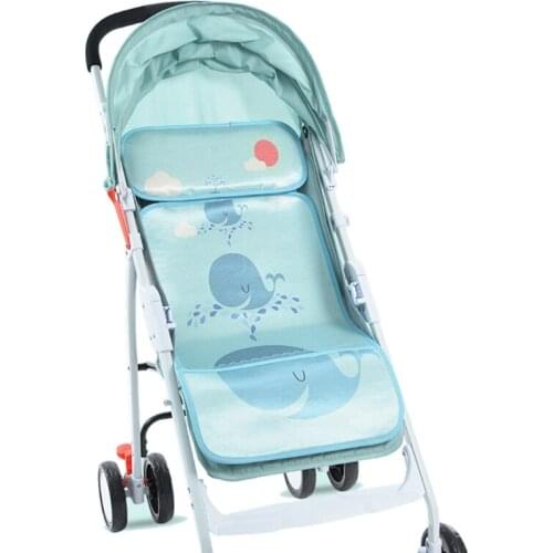 Summer Stroller Cooling Pad 3D Breathable Mesh Pushchair Mat Mattress Baby Pram Seat Cover Cushion for Newborn 73x35cm