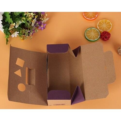 Full Color Printed Small Collapsible Flat Folding Magnetic Closure Paper Cardboard Gift Packaging ---DH10393
