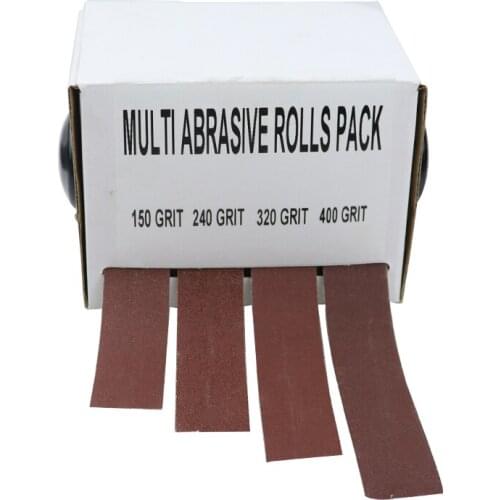 Sand Paper Sanding Belt 150/240/320/400 Grit Sanding Screen Grinding Belts Extractable Sandpaper Roll Polishing Grinder Tools