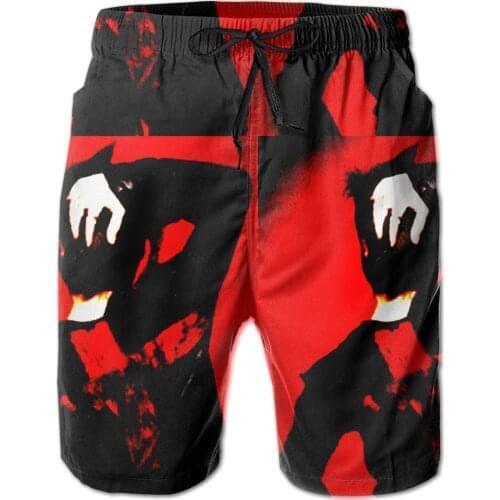 Summer Men Beach Shorts Breathable Quick Dry Humor Graphic running Indochine Lightweight Sweatshirt Hawaii Printing Male Shorts