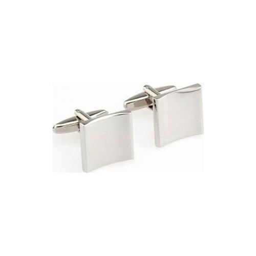 Siver Bend Cufflink 15 Pairs Free Shipping