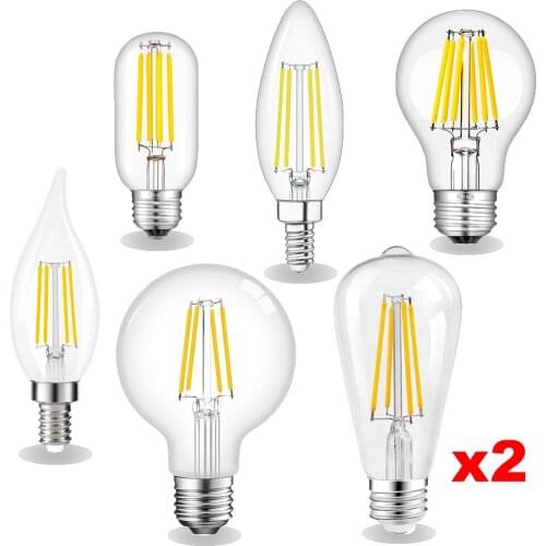 E27 Led Bulb Lamps E27 Led Bulb 220V Cold White Colors For Home House Bathroom 6W=60W Vintage Light Bulbs Kit To Replace Halogen
