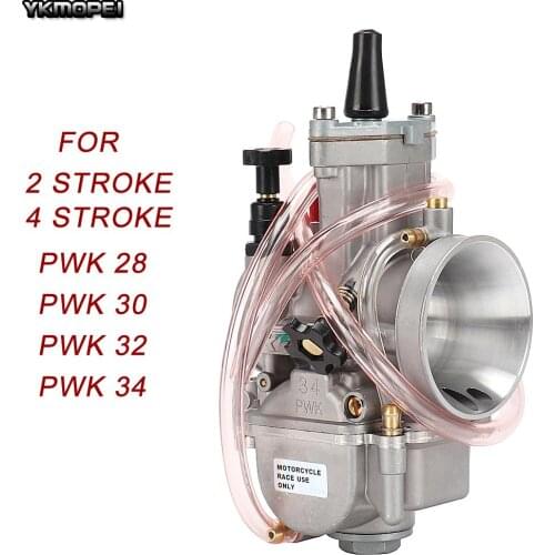 Universal 2T 4T Carb For PWK 28 30 32 34 mm For Keihin Carburetor With Power Jet For Yamaha Suzuki Honda 75cc-250cc Motorcycle