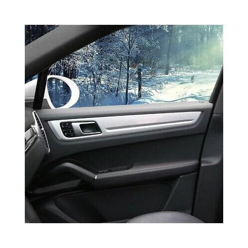Interior Side Door Decoration Stripe Cover Trim 4pcs For Porsche Cayenne 2019