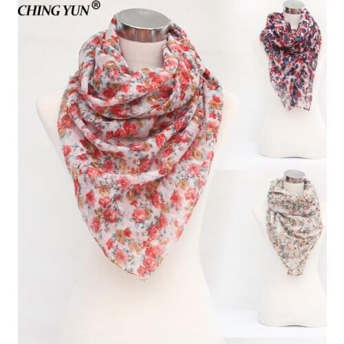 New Designer Spring Summer Womens Scarf Cotton Soft Light Ladies Scarves Flowers Girls Bandana Hijab Face Woman Headscarves
