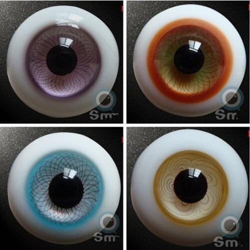 1/12 1/8 1/6 1/4 1/3 Scale BJD Make Up Accessories Doll 8mm-26mm Full Size Glass Eyeball For BJD/SD YOSD MSD SD13 SSDF C1003-B