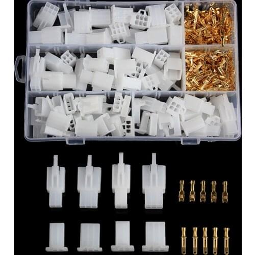 380PCS 2/3/4/6Pin Auto Wire Terminal Connector 2.8 mm Connector Male Female Terminals Housing For boat car motorcycles