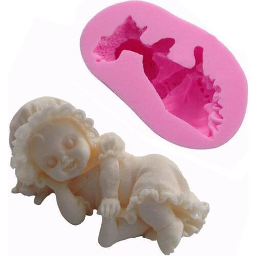 3D Cake Mold Cake Silicone Mold Angel Baby Girl Molds Baking Decoration Baking Nonstick and Heat Resistant Reusable