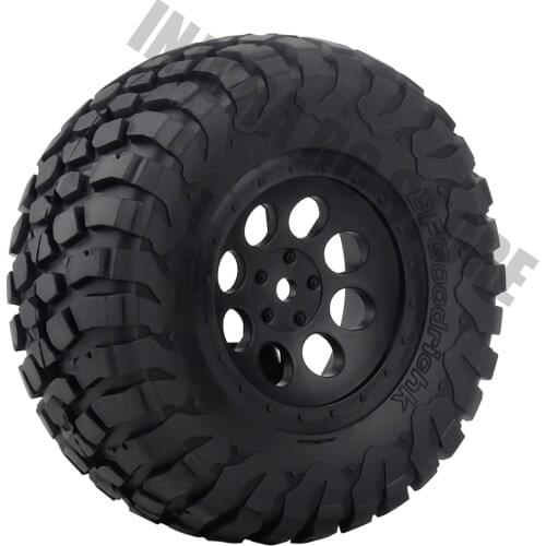 4PCS/Set Wheel Rim and Rubber Tires Traxxas slash VKAR 10SC for 1/10 RC Short-Course Truck Car