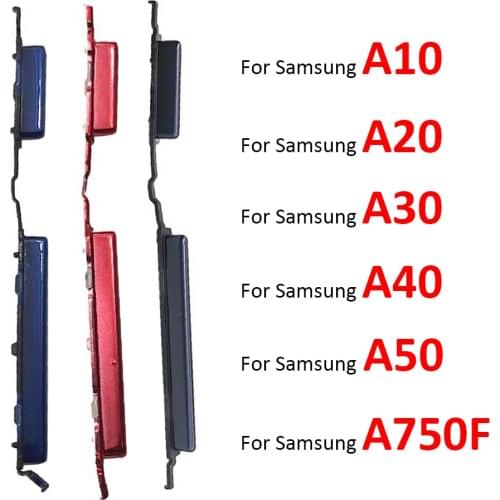 Side Power Key +Volume Button For Samsung A10 A105F A20 A205F A30 A305F A40 A405 A50 A750 Replacement Parts