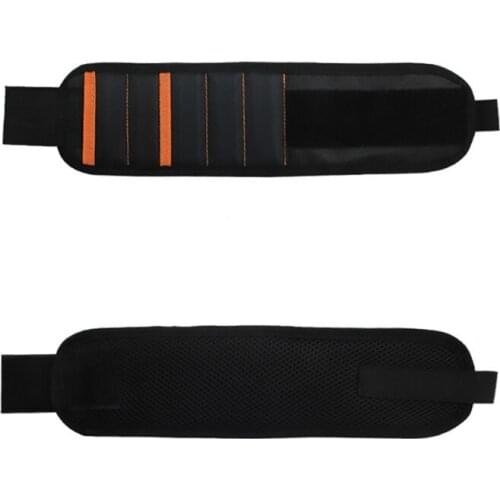 Magnetic Wristband Bag Tools Wrist Belt with 15 Strong Magnets for Holding Screws Nails Drill Bits Bracelet